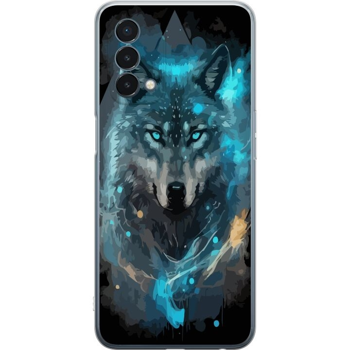 Mobildeksel til OnePlus Nord N200 5G med Ulve motiv i gruppen SMARTTELEFON & NETTBRETT / Mobilbeskyttelse / OnePlus hos TP E-commerce Nordic AB (A57397)