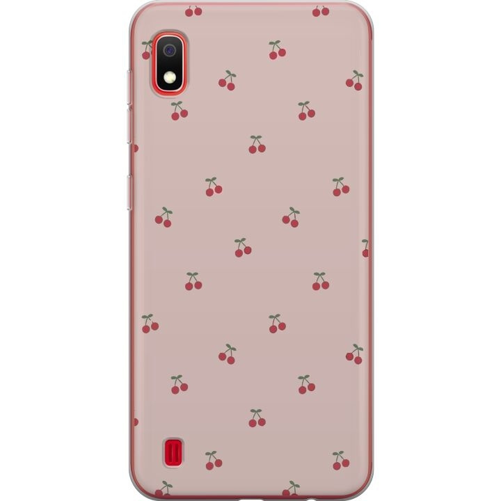 Mobildeksel til Samsung Galaxy A10 med Kirsebær motiv i gruppen SMARTTELEFON & NETTBRETT / Mobilbeskyttelse / Samsung hos TP E-commerce Nordic AB (A58506)