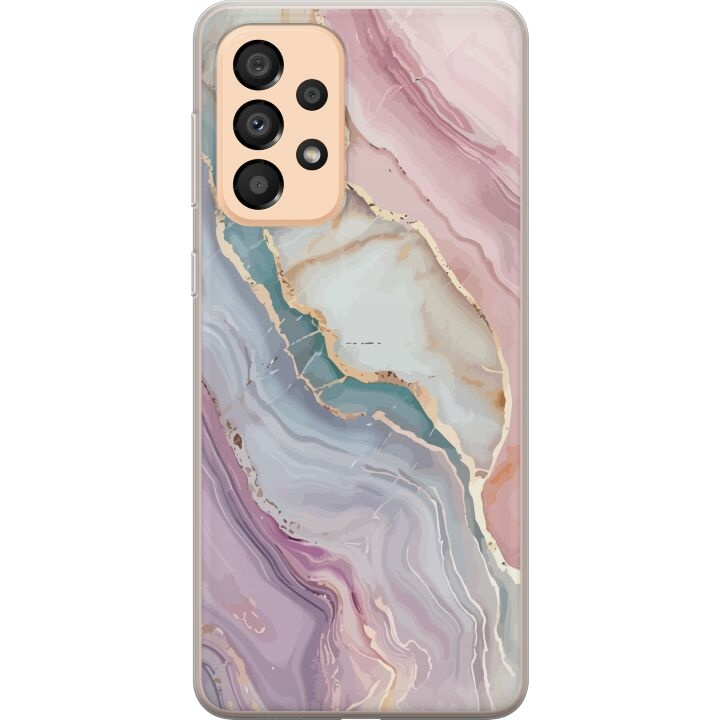Mobildeksel til Samsung Galaxy A33 5G med Marmor motiv i gruppen SMARTTELEFON & NETTBRETT / Mobilbeskyttelse / Samsung hos TP E-commerce Nordic AB (A59304)