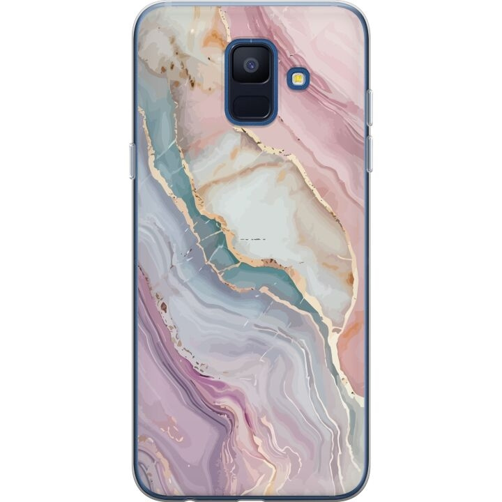 Mobildeksel til Samsung Galaxy A6 (2018) med Marmor motiv i gruppen SMARTTELEFON & NETTBRETT / Mobilbeskyttelse / Samsung hos TP E-commerce Nordic AB (A60006)