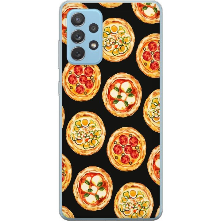 Mobildeksel til Samsung Galaxy A72 5G med Pizza motiv i gruppen SMARTTELEFON & NETTBRETT / Mobilbeskyttelse / Samsung hos TP E-commerce Nordic AB (A60159)