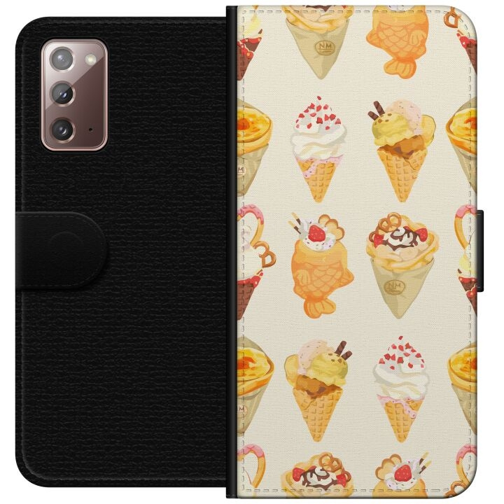 Lommeboketui til Samsung Galaxy Note20 med Glassig motiv
