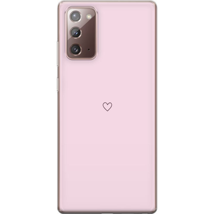 Mobildeksel til Samsung Galaxy Note20 med Hjerte motiv