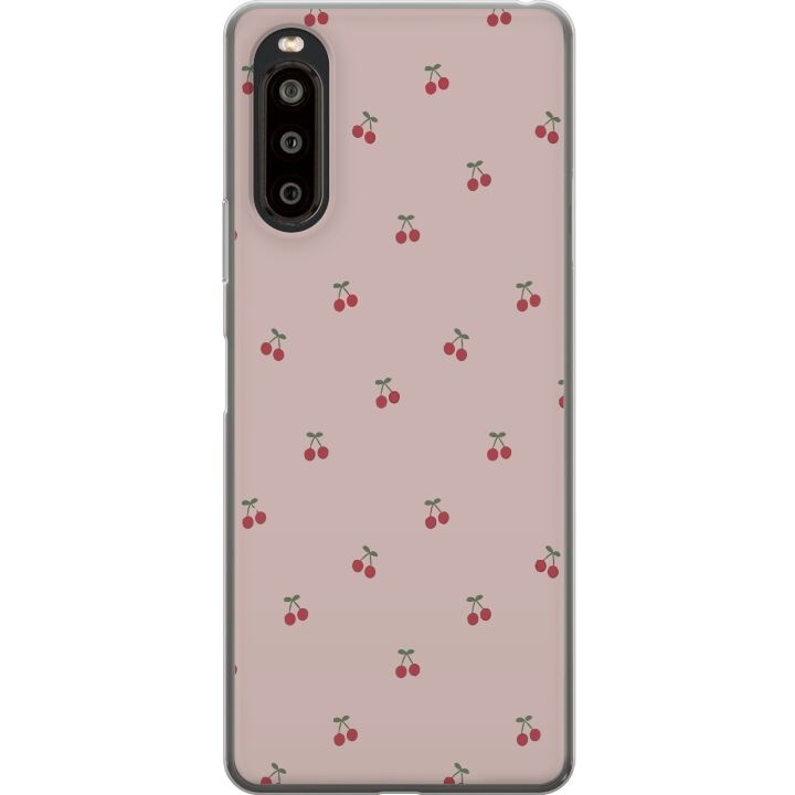 Mobildeksel til Sony Xperia 10 II med Kirsebær motiv i gruppen SMARTTELEFON & NETTBRETT / Mobilbeskyttelse / Sony hos TP E-commerce Nordic AB (A60882)