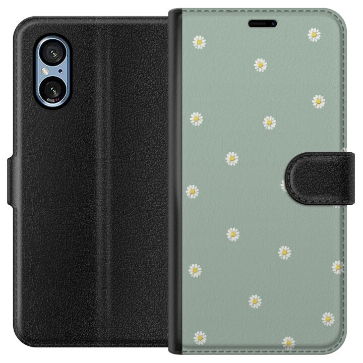 Lommeboketui til Sony Xperia 5 V med Prestekrage motiv i gruppen SMARTTELEFON & NETTBRETT / Mobilbeskyttelse / Sony hos TP E-commerce Nordic AB (A61527)