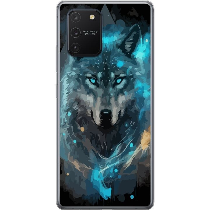 Mobildeksel til Samsung Galaxy S10 Lite med Ulve motiv i gruppen SMARTTELEFON & NETTBRETT / Mobilbeskyttelse / Samsung hos TP E-commerce Nordic AB (A61960)