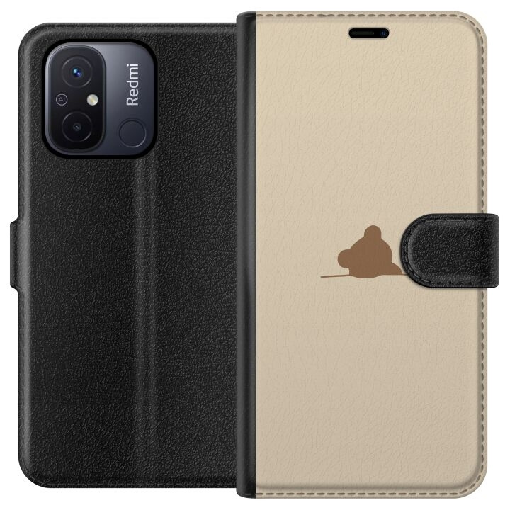 Lommeboketui til Xiaomi Redmi 12C med Nalle motiv i gruppen SMARTTELEFON & NETTBRETT / Mobilbeskyttelse / Xiaomi hos TP E-commerce Nordic AB (A65566)