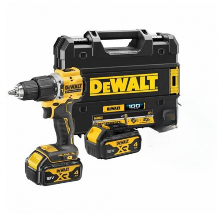 DeWalt DCD777M2T-QW 18V XR skrutrekker (2x4Ah) i gruppen HJEM, HUS OG HAGE / Verktøy / Drill hos TP E-commerce Nordic AB (A66847)