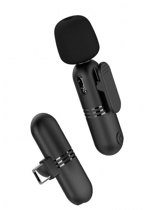 Trådløs mikrofon for vlogging eller gaming i gruppen SPORT, FRITID & HOBBY / Morsomme produkter / Smarte produkter hos TP E-commerce Nordic AB (A70036)