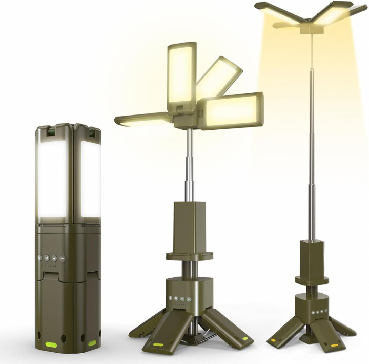Multifunktionell hopfällbar LED-lampa 14000mAh i gruppen SPORT, FRITID & HOBBY / Friluftsliv / Campinglamper hos TP E-commerce Nordic AB (A70044)
