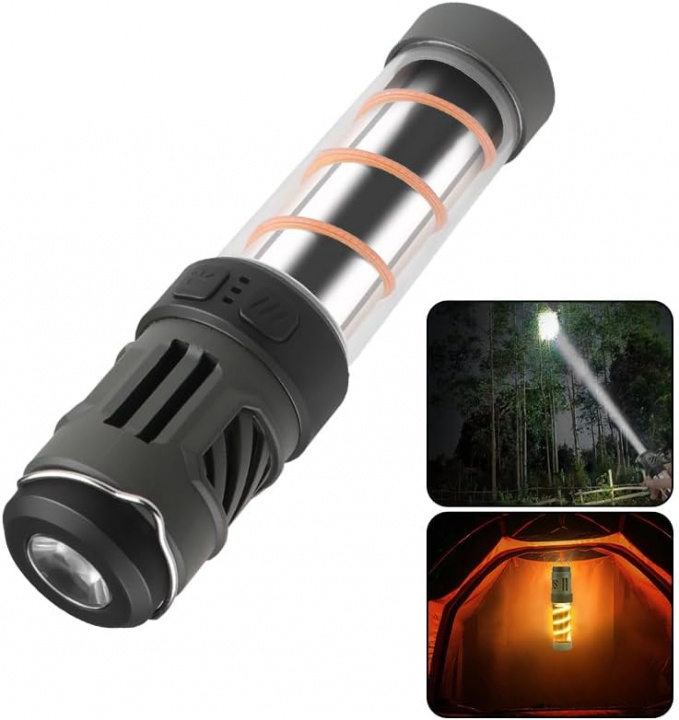 2-i-1 LED Campinglampa med myggavvisare i gruppen SPORT, FRITID & HOBBY / Friluftsliv / Campinglamper hos TP E-commerce Nordic AB (A70045)
