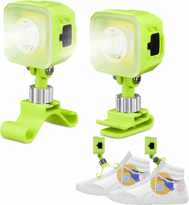Laddningsbara LED-lampor för skor - Perfekt för kvällslöpning & utomhusaktiviteter! i gruppen SPORT, FRITID & HOBBY / Morsomme produkter / Smarte produkter hos TP E-commerce Nordic AB (A70047)