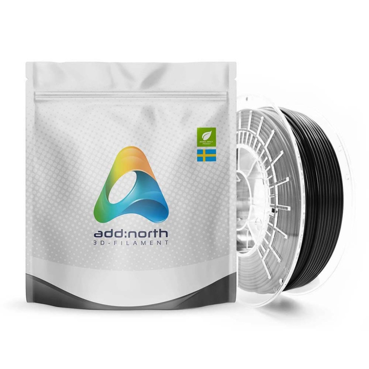 ADDNORTH E-PLA 2300g Black i gruppen Datautstyr / Skrivere og tilbehør / Skrivere / 3D-skrivere og tilbehør / Tillbehör hos TP E-commerce Nordic AB (C00105)