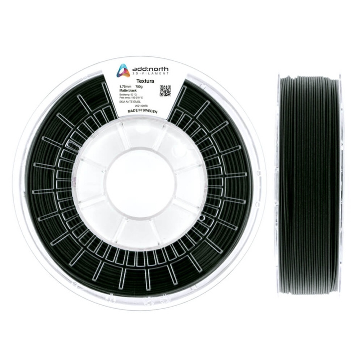 ADDNORTH Textura 750g Matte Black i gruppen Datautstyr / Skrivere og tilbehør / Skrivere / 3D-skrivere og tilbehør / Tillbehör hos TP E-commerce Nordic AB (C00133)