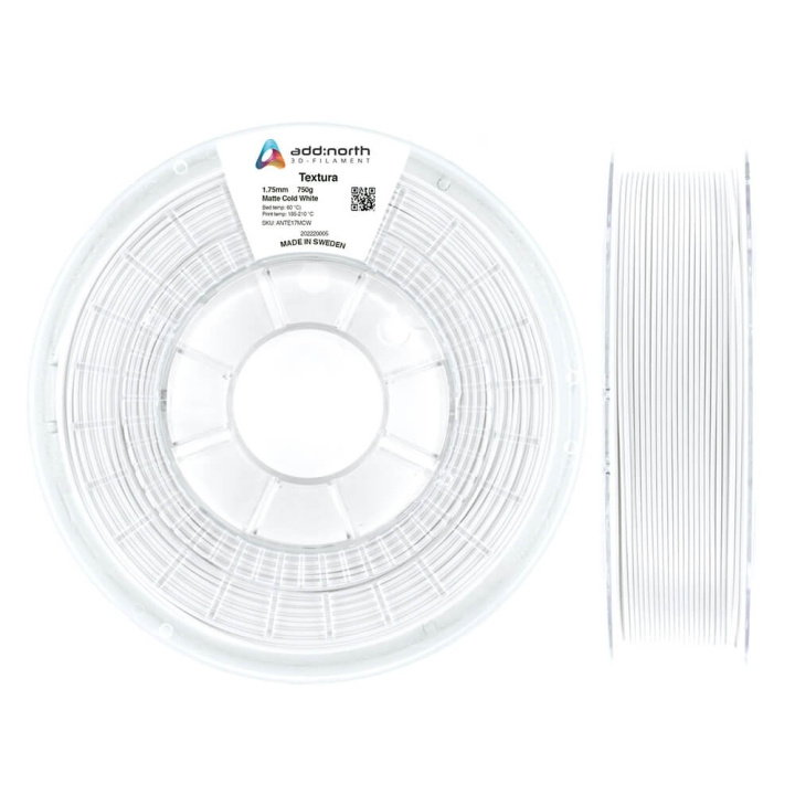 ADDNORTH Textura 750g Matte Cold White i gruppen Datautstyr / Skrivere og tilbehør / Skrivere / 3D-skrivere og tilbehør / Tillbehör hos TP E-commerce Nordic AB (C00134)