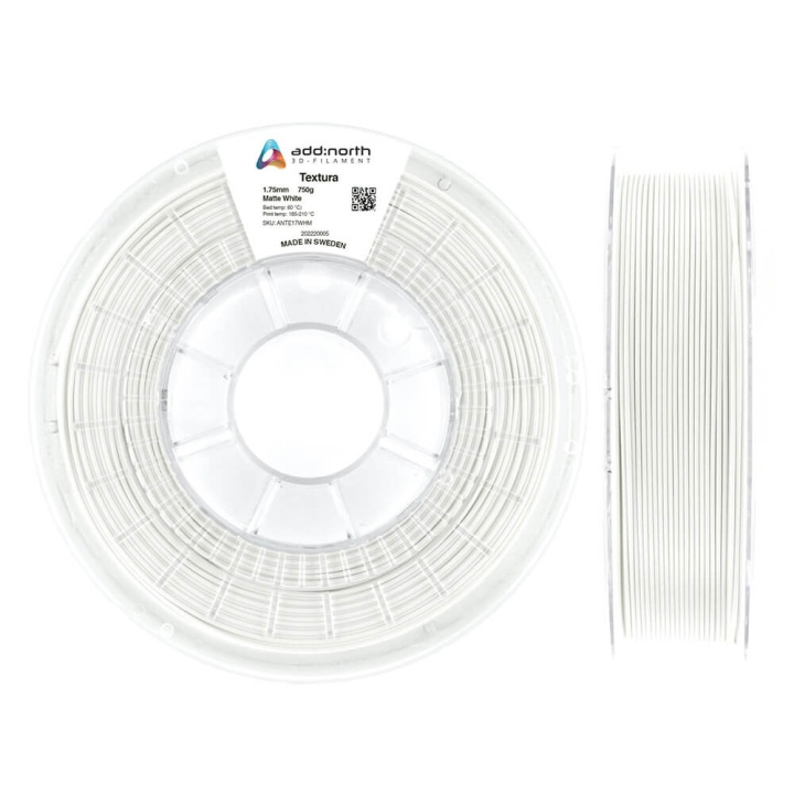 ADDNORTH Textura 750g Matte White i gruppen Datautstyr / Skrivere og tilbehør / Skrivere / 3D-skrivere og tilbehør / Tillbehör hos TP E-commerce Nordic AB (C00136)