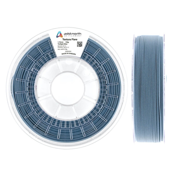 ADDNORTH Textura Flare 1.75mm 750g Twilight Blue i gruppen Datautstyr / Skrivere og tilbehør / Skrivere / 3D-skrivere og tilbehør / Tillbehör hos TP E-commerce Nordic AB (C00140)