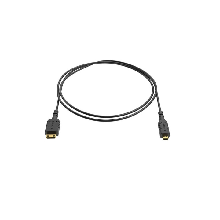 8SINN Kabel Micro HDM-Mini HDM Ekstra Tynn 80cm i gruppen Elektronikk / Kabler og adaptere / HDMI / Kabler hos TP E-commerce Nordic AB (C00153)