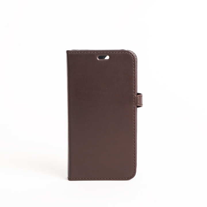 Buffalo 2in1 Wallet Leather 3 card iPhone 13 Mini Brown i gruppen SMARTTELEFON & NETTBRETT / Mobilbeskyttelse / Apple / iPhone 13 Mini / Flippdeksel hos TP E-commerce Nordic AB (C00183)
