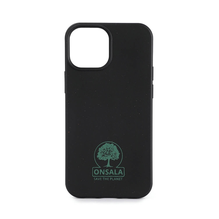 Onsala ECO Mobildeksel iPhone 13 Mini Svart i gruppen SMARTTELEFON & NETTBRETT / Mobilbeskyttelse / Apple / iPhone 13 Mini / Deksel hos TP E-commerce Nordic AB (C00193)