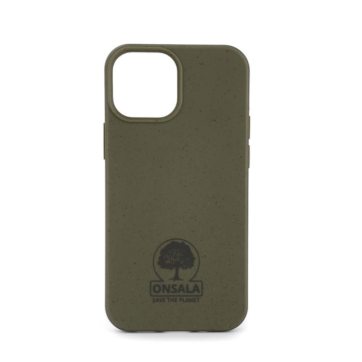 Onsala ECO Mobildeksel iPhone 13 Mini Grønn i gruppen SMARTTELEFON & NETTBRETT / Mobilbeskyttelse / Apple / iPhone 13 Mini / Deksel hos TP E-commerce Nordic AB (C00194)