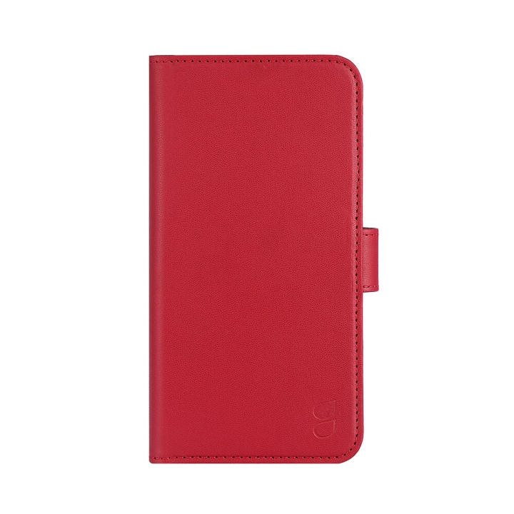 Gear Lommebokdeksel Rød - iPhone 13 Pro Max i gruppen SMARTTELEFON & NETTBRETT / Mobilbeskyttelse / Apple / iPhone 13 Pro Max / Flippdeksel hos TP E-commerce Nordic AB (C00216)