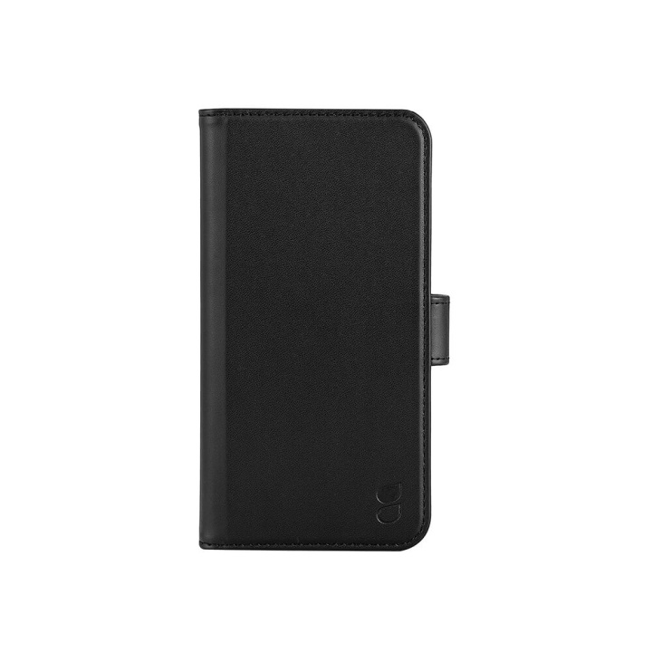 Gear Lommebokdeksel Svart - iPhone 13 Pro Max i gruppen SMARTTELEFON & NETTBRETT / Mobilbeskyttelse / Apple / iPhone 13 Pro Max / Flippdeksel hos TP E-commerce Nordic AB (C00217)