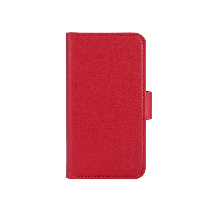 Gear Lommebokdeksel Rød - iPhone 13 Mini i gruppen SMARTTELEFON & NETTBRETT / Mobilbeskyttelse / Apple / iPhone 13 Mini / Flippdeksel hos TP E-commerce Nordic AB (C00231)