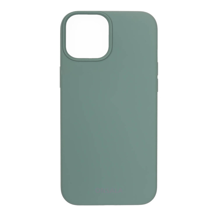 Onsala Mobildeksel Silikon Pine Green - iPhone 13 Mini i gruppen SMARTTELEFON & NETTBRETT / Mobilbeskyttelse / Apple / iPhone 13 Mini / Deksel hos TP E-commerce Nordic AB (C00236)