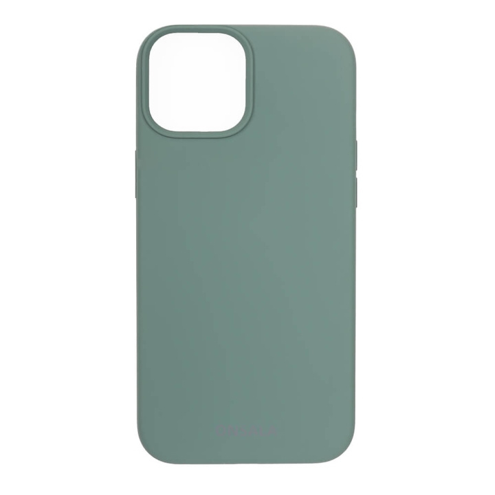 ONSALA Mobildeksel Silikon Pine Green - iPhone 13 Mini i gruppen SMARTTELEFON & NETTBRETT / Mobilbeskyttelse / Apple / iPhone 13 Mini / Deksel hos TP E-commerce Nordic AB (C00236)