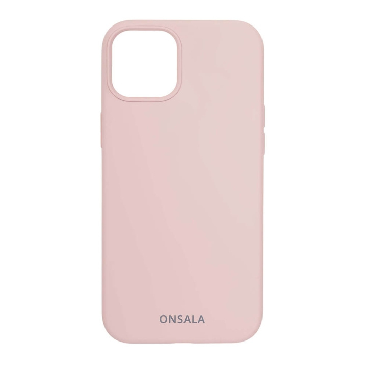 Onsala Mobilskal Silikon Sand Pink iPhone 13 i gruppen SMARTTELEFON & NETTBRETT / Mobilbeskyttelse / Apple / iPhone 13 / Deksel hos TP E-commerce Nordic AB (C00239)