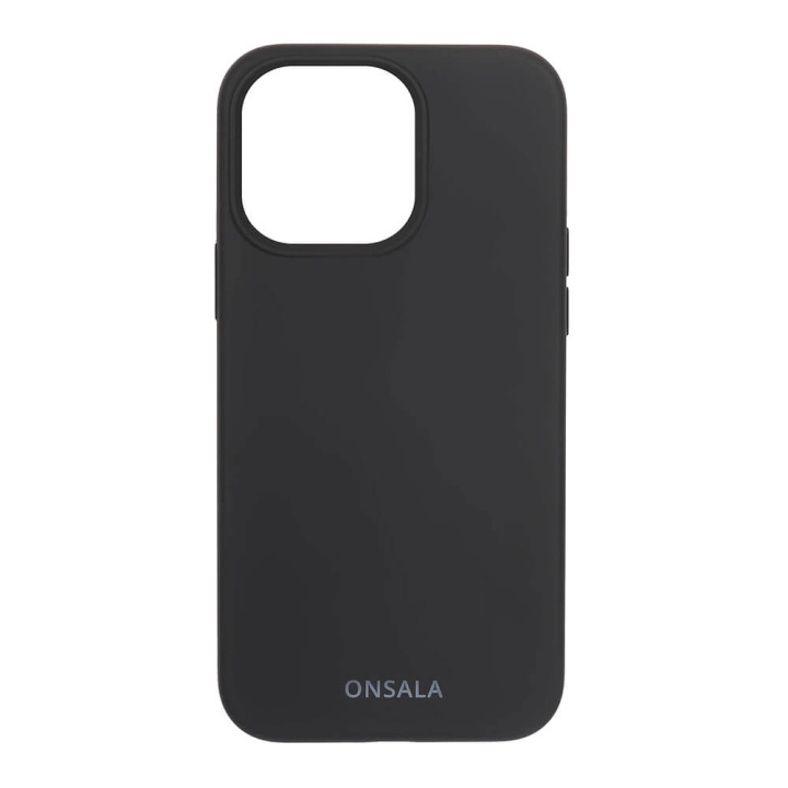 Onsala Mobildeksel Silikon Black - iPhone 13 Pro i gruppen SMARTTELEFON & NETTBRETT / Mobilbeskyttelse / Apple / iPhone 13 Pro / Deksel hos TP E-commerce Nordic AB (C00241)