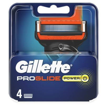 Gillette Fusion Proglide Power 4-pakning i gruppen HELSE OG SKJØNNHET / Hår & styling / Barbering og trimming / Barberhøvler og tilbehør hos TP E-commerce Nordic AB (C00457)