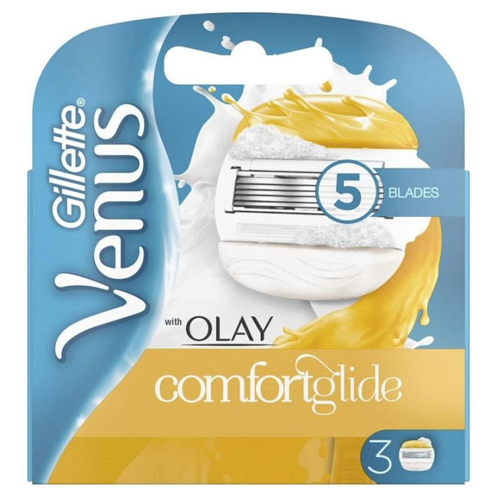 Gillette Venus Olay Comfort Glide Blades 3-pack i gruppen HELSE OG SKJØNNHET / Hår & styling / Barbering og trimming / Barberhøvler og tilbehør hos TP E-commerce Nordic AB (C00491)