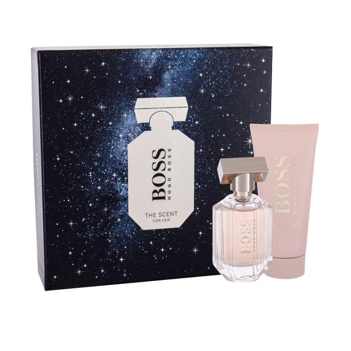 Giftset Hugo Boss The Scent for Her Edp 50ml + Body Lotion 100ml i gruppen HELSE OG SKJØNNHET / Gavesett / Gavesett for henne hos TP E-commerce Nordic AB (C00497)