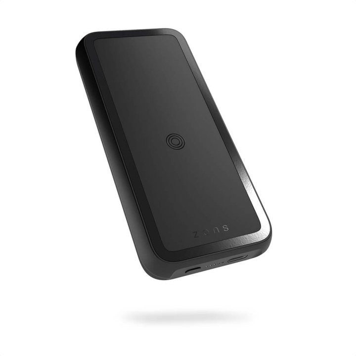 Zens Magnetisk Qi Powerbank One Side QI 10000mAh Svart i gruppen SMARTTELEFON & NETTBRETT / Ladere og Kabler / Powerbanks hos TP E-commerce Nordic AB (C00554)
