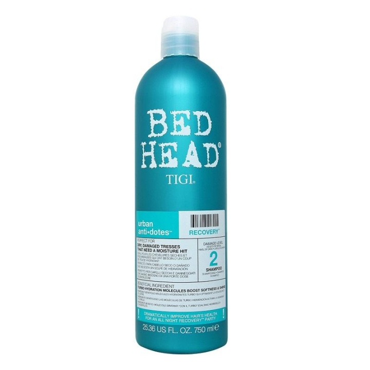 TIGI Bed Head Urban Anti Dotes Recovery 2 Shampoo 750 ml i gruppen HELSE OG SKJØNNHET / Hår & styling / Hårpleie / Sjampo hos TP E-commerce Nordic AB (C00610)