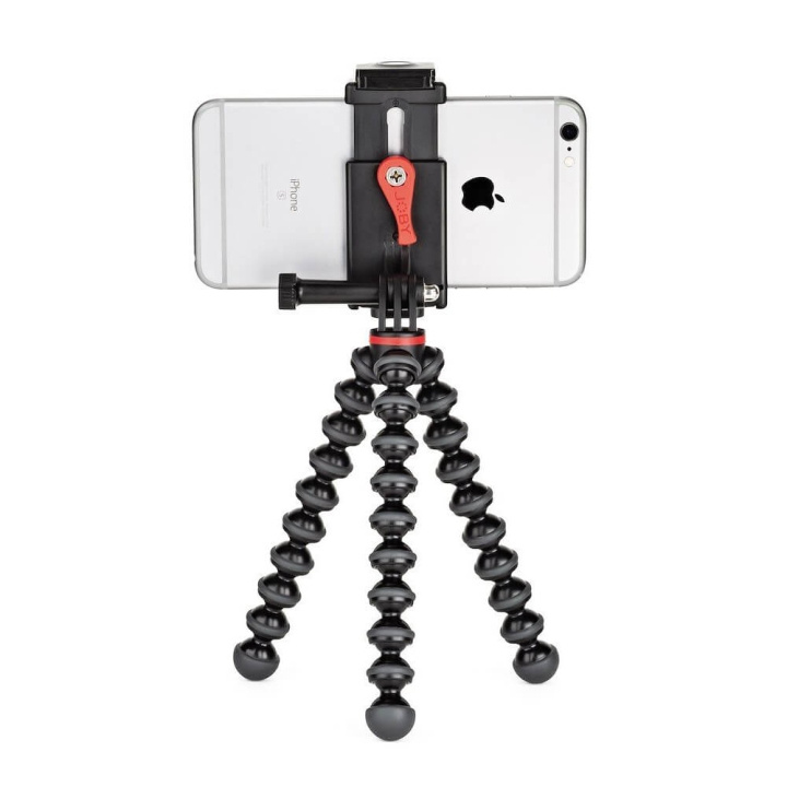 Joby Tripod Kit Smartphone GripTight Action Black/Grey i gruppen SMARTTELEFON & NETTBRETT / Annet tilbehør / Dokking, stativ & holdere hos TP E-commerce Nordic AB (C00668)