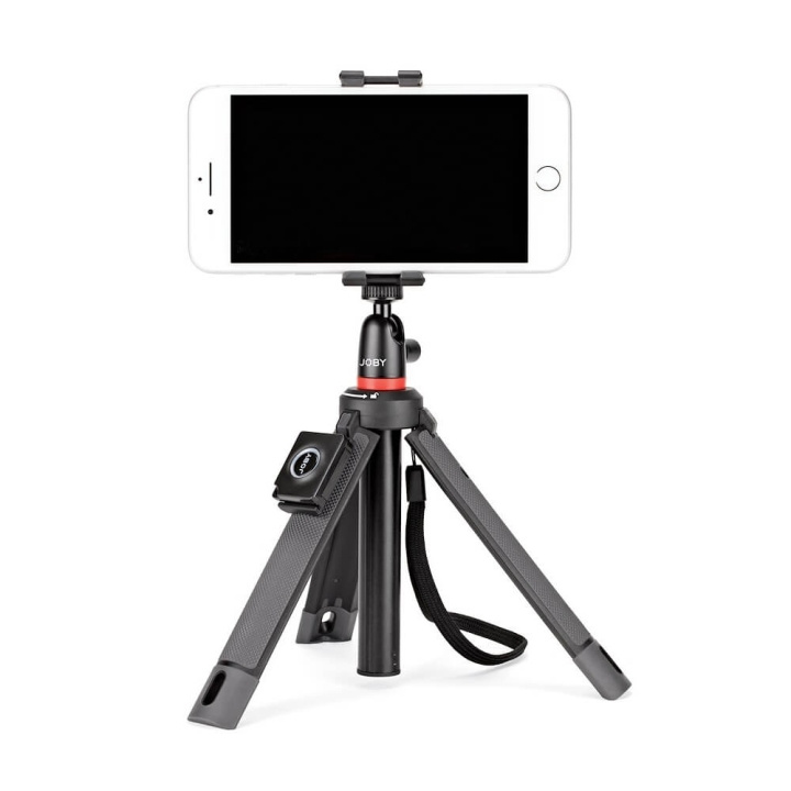 Joby Tripod Kit Smartphone Telepod Mobile Black/Grey i gruppen SMARTTELEFON & NETTBRETT / Annet tilbehør / Dokking, stativ & holdere hos TP E-commerce Nordic AB (C00681)
