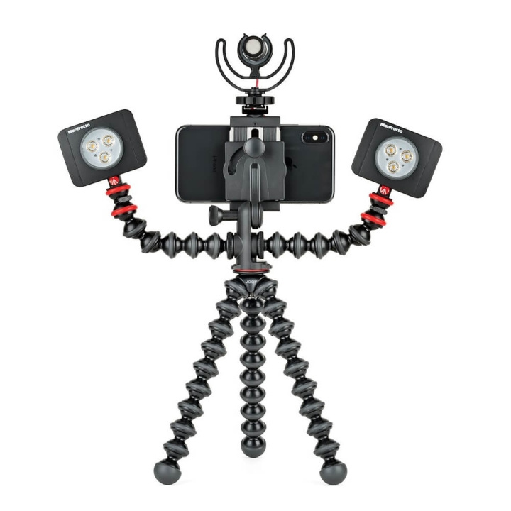 JOBY Stativkit Smartphone GorillaPod Rig Svart/Grå i gruppen SMARTTELEFON & NETTBRETT / Annet tilbehør / Dokking, stativ & holdere hos TP E-commerce Nordic AB (C00682)