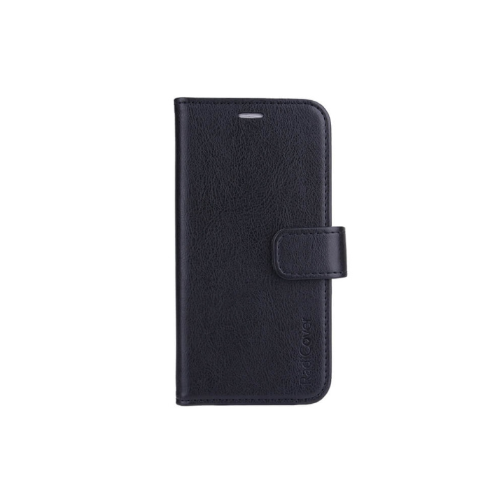 Radicover Strålningsskydd Mobilfodral PU iPhone 13 Mini Flipcover Svart RFID i gruppen SMARTTELEFON & NETTBRETT / Mobilbeskyttelse / Apple / iPhone 13 Mini / Flippdeksel hos TP E-commerce Nordic AB (C00733)