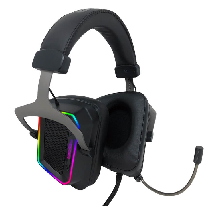 VIPER Gaming Headset V380 Stereo Virtual 7.1 Surround RGB i gruppen Datautstyr / GAMING / Headset hos TP E-commerce Nordic AB (C00857)