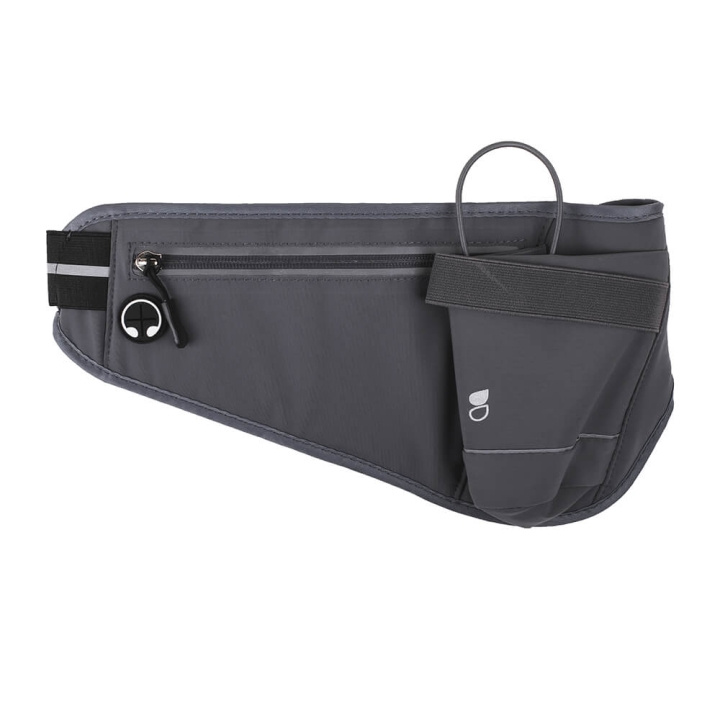Gear Sport Midjebälte Premium Universal Grå Ficka för Mobil och Vattenflaska i gruppen SPORT, FRITID & HOBBY / Treningsutstyr / Treningstilbehør hos TP E-commerce Nordic AB (C01391)