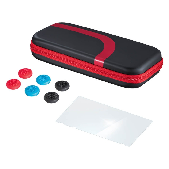 Hama Set for Nintendo Switch Black/Red i gruppen Elektronikk / TV-spill & tilbehør / Nintendo Switch / Tilbehør hos TP E-commerce Nordic AB (C01417)