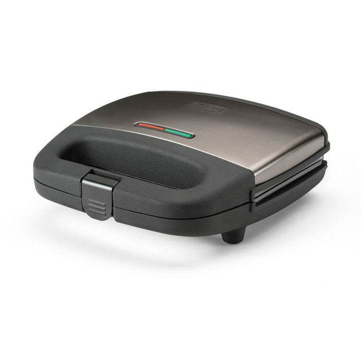 BLACK+DECKER Toast Grill 2-Skivers 750W i gruppen HJEM, HUS OG HAGE / Husholdningsapparater / Brødristere og toastjern / Bordgriller & Raclette hos TP E-commerce Nordic AB (C01500)