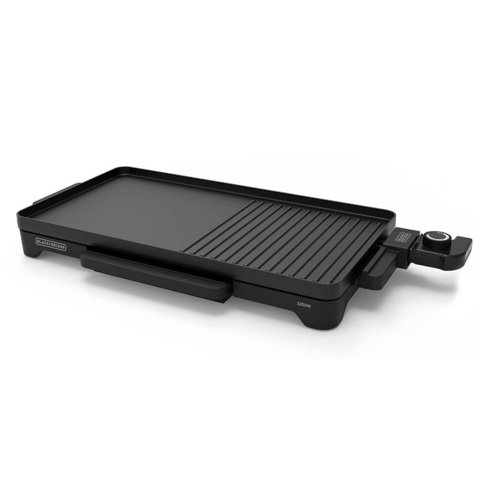 BLACK+DECKER Bordgrill 2000W Sort i gruppen HJEM, HUS OG HAGE / Husholdningsapparater / Brødristere og toastjern / Bordgriller & Raclette hos TP E-commerce Nordic AB (C01508)