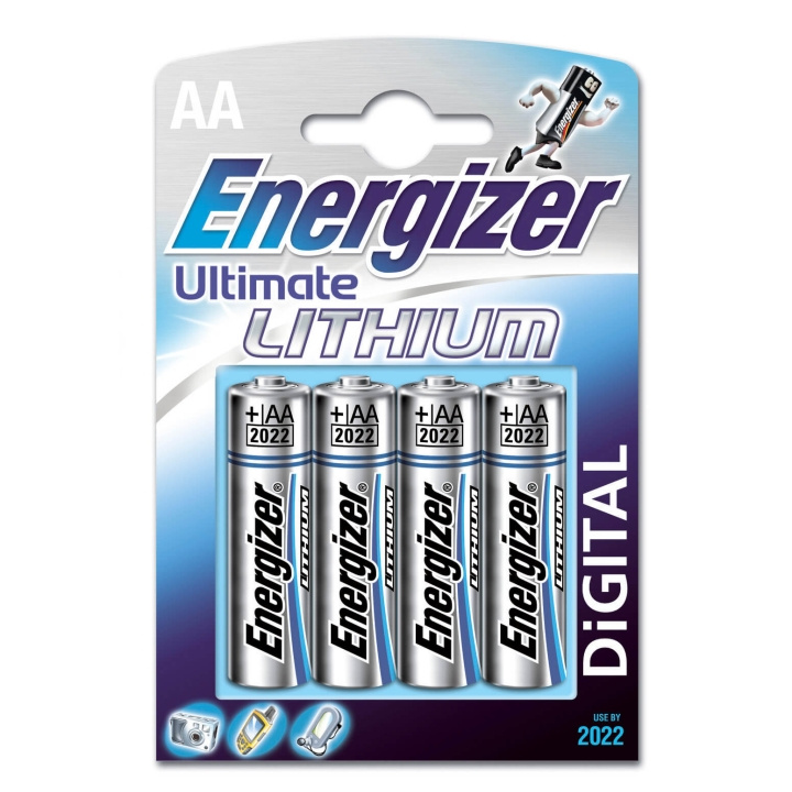 ENERGIZER Ultim Lithium AA 4-p LR6 i gruppen Elektronikk / Batterier & Ladere / Batterier / AA hos TP E-commerce Nordic AB (C01573)