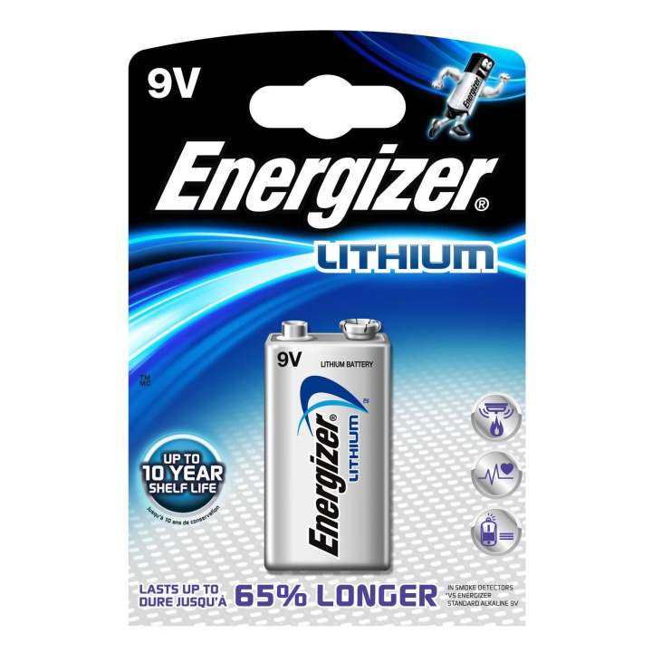 ENERGIZER Ultimate Lithium 9V i gruppen Elektronikk / Batterier & Ladere / Batterier / 9V hos TP E-commerce Nordic AB (C01575)