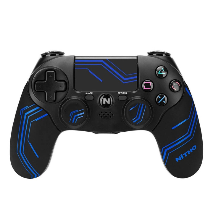 NITHO Håndkontroll Adonis BT Glow PS4 i gruppen Elektronikk / TV-spill & tilbehør / Sony PlayStation 4 / Tilbehør hos TP E-commerce Nordic AB (C01635)