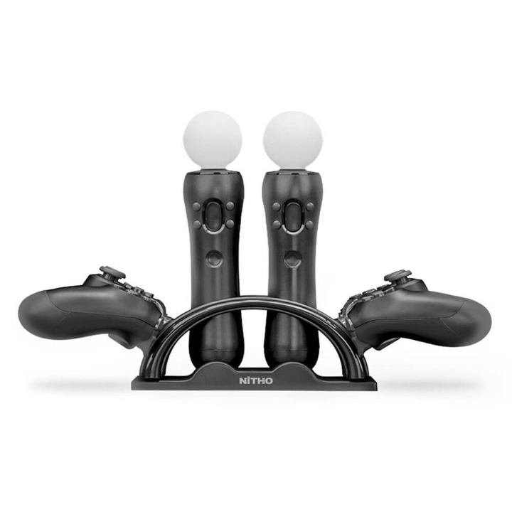 NITHO Ladestasjon PS4 PS Move i gruppen Elektronikk / TV-spill & tilbehør / Sony PlayStation 4 / Tilbehør hos TP E-commerce Nordic AB (C01643)